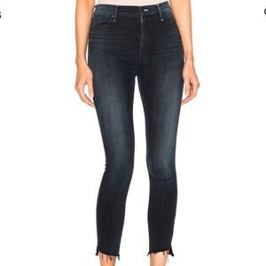 MOTHER Stunner Zip Ankle Step Fray